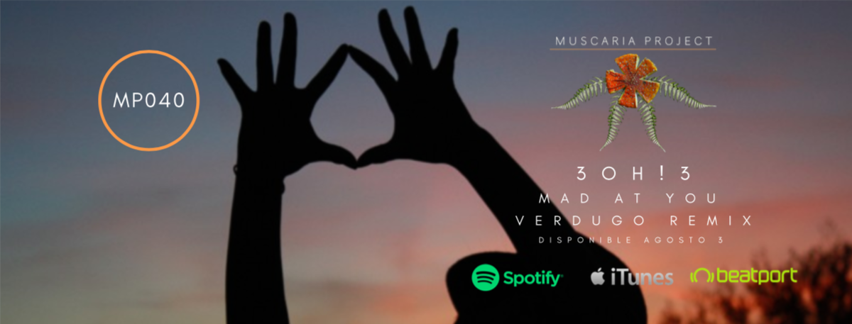 MuscariaProject's tweet photo. MP040 / Single
3OH!3 - Mad At You 
(Verdugo Remix)
Disponible Agosto 3 https://t.co/JNoZOb8Swk