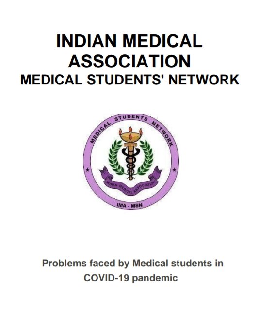 DrMeet_Ghonia's tweet photo. 22 Pages Detailed Survey about "Problems faced by Medical Students in Covid-19 Pandemic" has been submitted by @IMA_MSNIndia to IMA HQs for further representation.

Total 108 Student Leaders representing 13,358 Medical Students across India took part into it. https://t.co/lBlP03sqGy