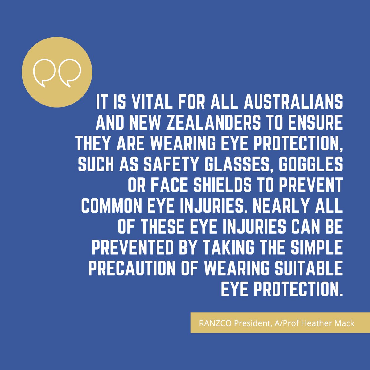 RANZCOeyedoctor's tweet photo. #JulEye is ANZEF's awareness month. A charitable arm of RANZCO, ANZEF is working to raise awareness of common eye injuries at home. Whether it be splatters from pesticide or splinters from your whipper snipper, make sure you’re aware of how to prevent accidental eye injuries. https://t.co/AT2QvMcnvI
