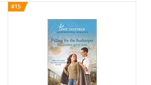 Ooh - this is exciting! My book is #15 on Amazon's list of Hot New Releases in Contemporary Christian Romance!

Order your copy: amzn.to/2Wvcc0a