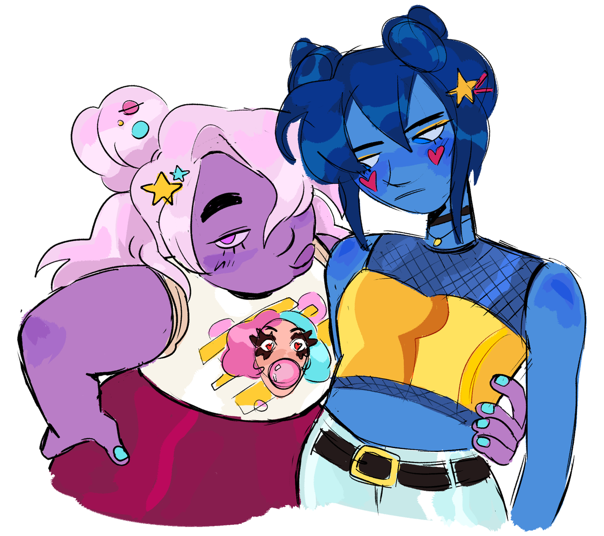 eqqyman's tweet photo. 💜💙 #lapithyst #StevenUniverse https://t.co/BkogibjjrS