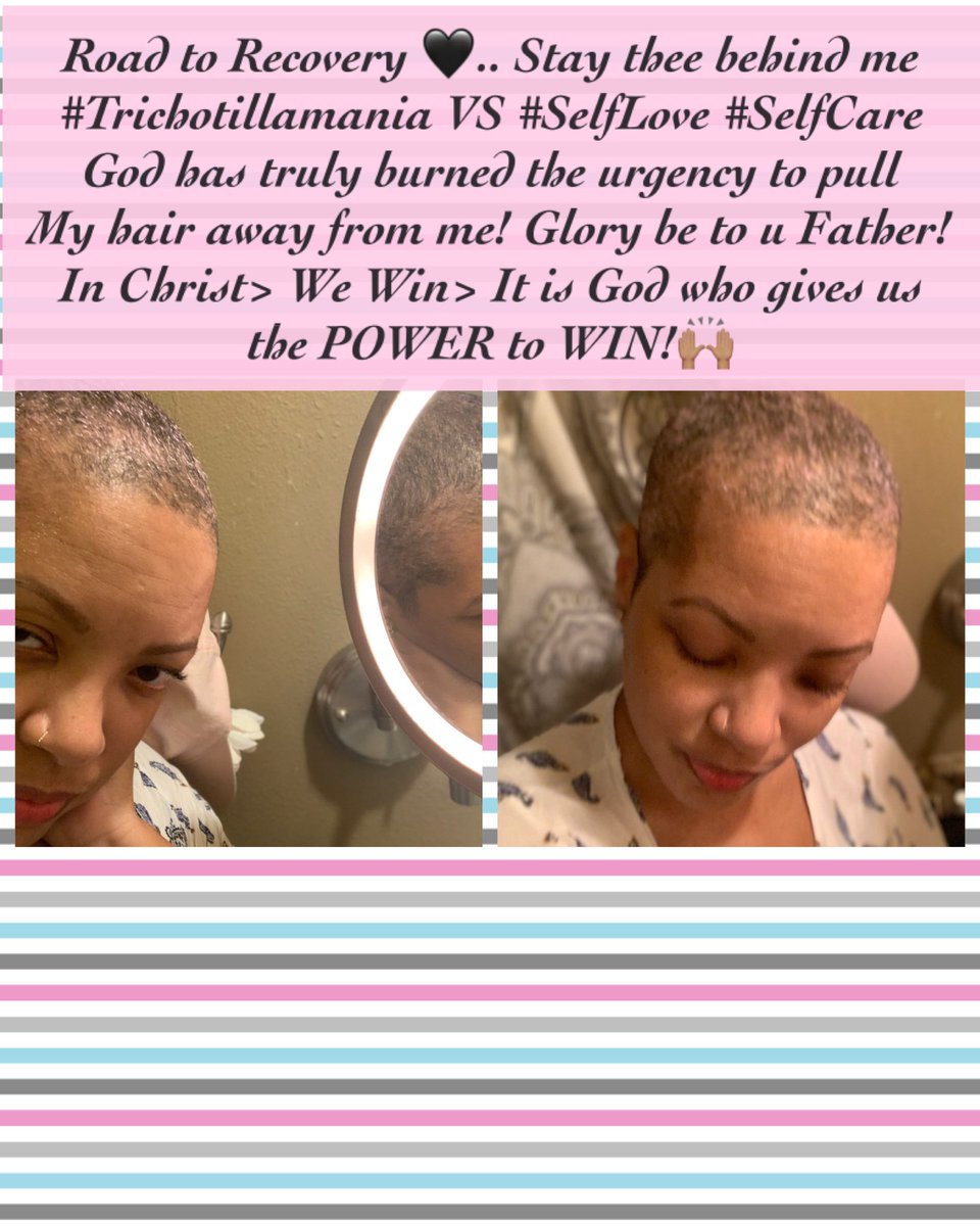 SherriBHamilton's tweet photo. Starting from scratch feels good😌..
#roadtorecovery #picoftheday 
#trichotillomania #godisgood 
#selflove #selfcare #Queen moi` 
#bold &amp; #beautiful &amp; #blooming 🥰🌹🍃
let me add what @therealruthecarter said> I’m gonna take me seriously now! Yes Lord🙌🏽💥 https://t.co/ADWU942UfQ