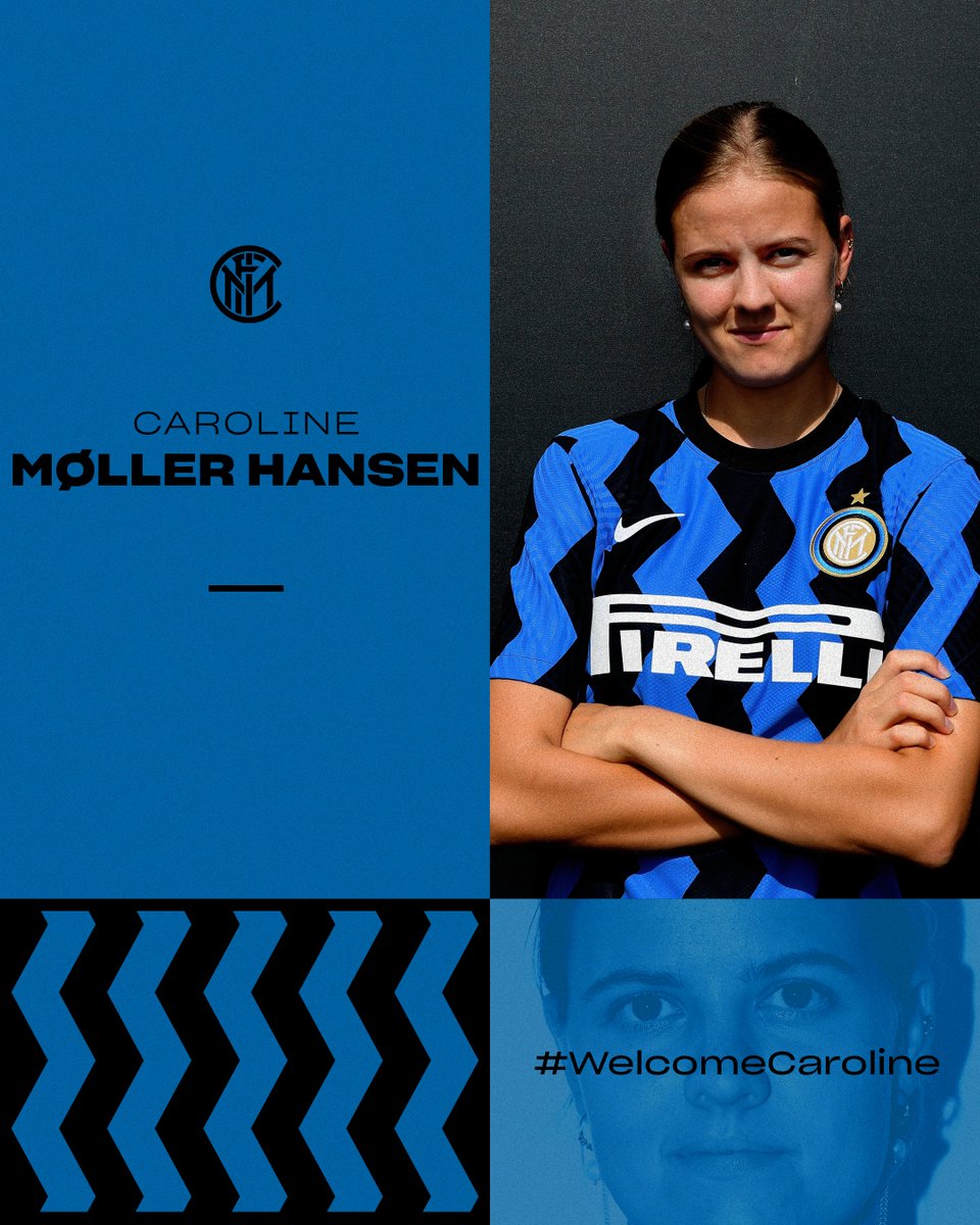 Inter_Women's tweet image. 🇩🇰 | BENVENUTA

Caroline è nerazzurra! 

Attaccante, nazionale danese, arriva in nerazzurro dal Fortuna Hjørring. Scopri la sua storia 👉 bit.ly/3ePDDrv

#InterWomen #WelcomeCaroline