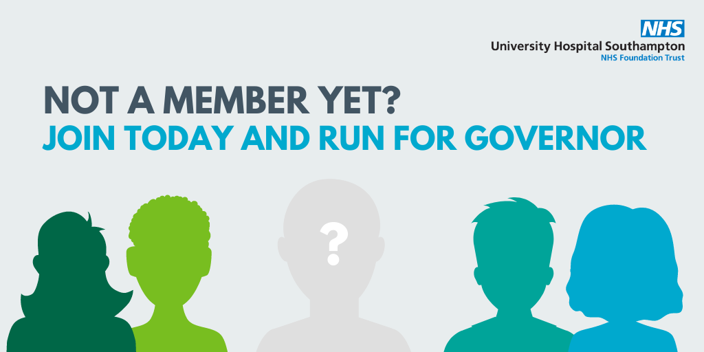 University Hospital Southampton 💙 (@uhsft) on Twitter photo As a governor, you have the opportunity to influence the future of our Trust and gain an insight into our goals, challenges and successes. 
Become a member and nominate yourself today: uhs.nhs.uk/elections #UHSElections As a governor, you have the opportunity to influence the future of our Trust and gain an insight into our goals, challenges and successes. 
Become a member and nominate yourself today: uhs.nhs.uk/elections #UHSElections
