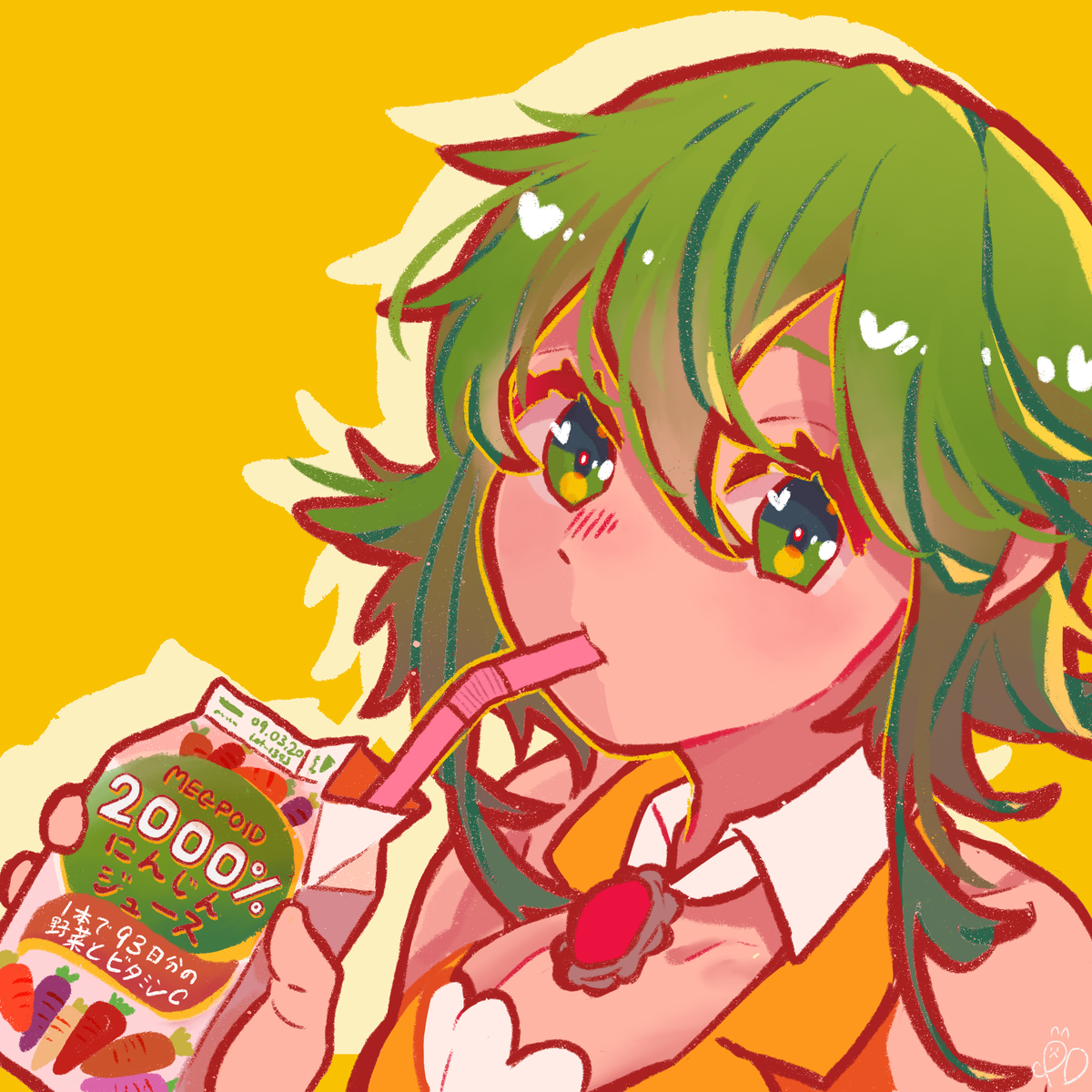 GUMI 「#GUMIのイラストだけで興味を持ってくれる方へ届け 

見て欲しい!GUMIち」|peedee(ピディ)のイラスト