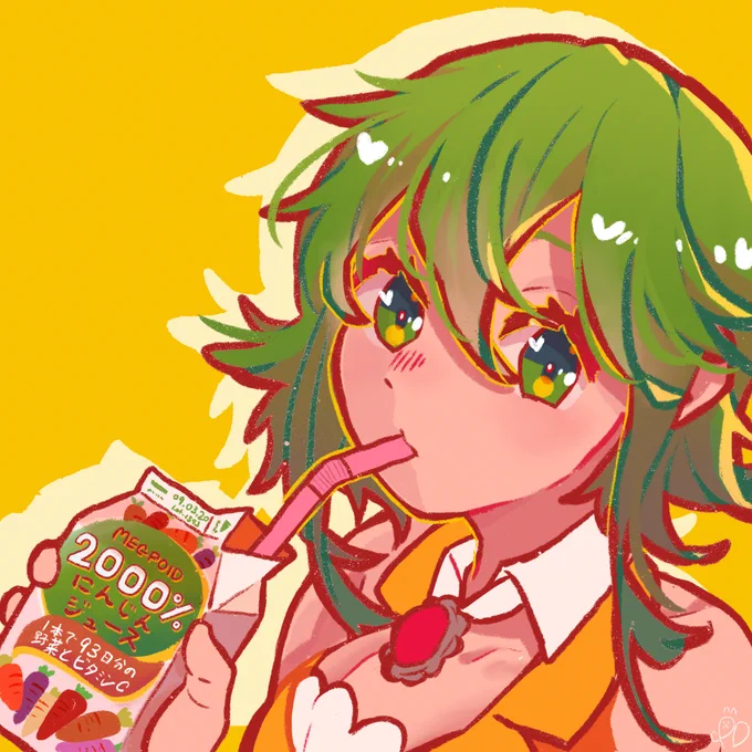 #GUMIのイラストだけで興味を持ってくれる方へ届け 

見て欲しい!GUMIちゃんの可愛さは本当に正義 