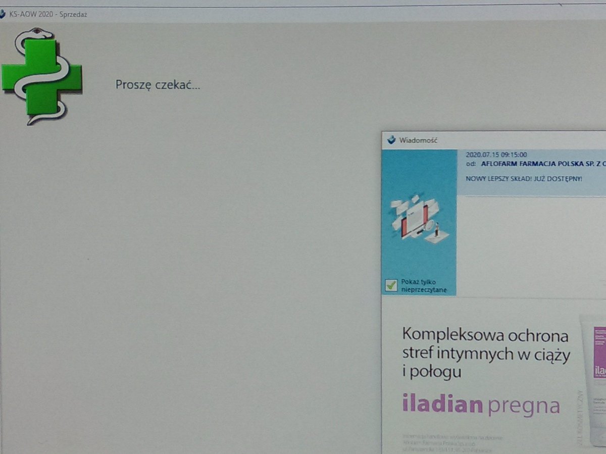 Agata_Sl's tweet photo. Wiemy, że #aflofarm na reklamie nie oszczędza. U mnie dziś okazał się pierwszą firmą, która zainwestowała w pop-upy #adware_w_kamsoft w menu sprzedaż (przecież pacjent poczeka! 😒). Będziemy informować I wywierać naciski. https://t.co/xez898MFoK