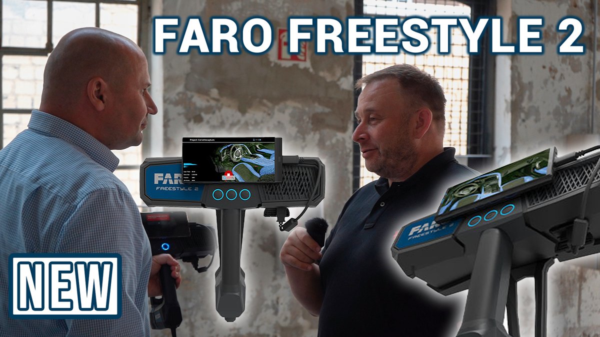 Laserscanningeu's tweet photo. Wir stellen den brandneuen #Handscanner #FARO #Freestyle 2 vor! Wir durften einen der ersten Scanner in Deutschland testen. Wir sprachen mit Volker Wismach von @FARO_Deutsch über die Neuerungen, nahmen erste Testmessungen vor und werteten die Daten aus.
https://t.co/PTz5QM21KZ https://t.co/VOPqRXssDb