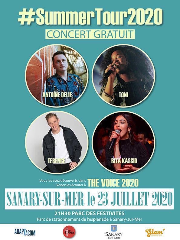 iamtonimusic's tweet photo. On se retrouve Jeudi 23/07 à @sanaryofficiel pour le #SummerTour2020 avec toute l’équipe !! 🎉🎉✨ #Adapatacom #GlamProduction #Concert #SanarySurMer #VenezAvecVotreMasque 😷 https://t.co/1LSf1g4JeT