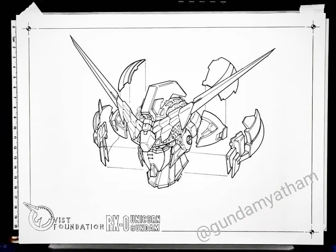 Final product of the commissioned Unicorn Mechanical drawing. Completely hand drawn with pen on watercolor paper. I also included some close up of the drawing to show the detail of the linework. This is going in the mail to its happy owner tomorrow! 