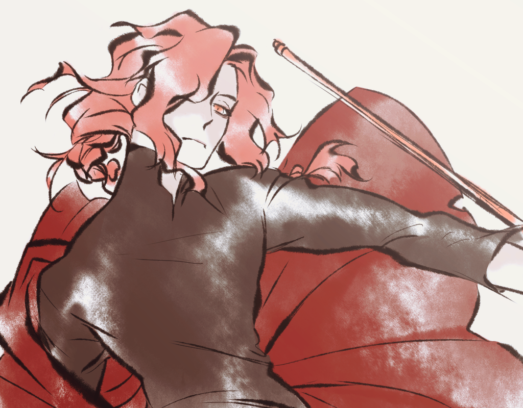 Long hair Sylvain? A Young Margrave Gautier? idek I just wanted to keep my hand loose ヘ(°◇°)ノ