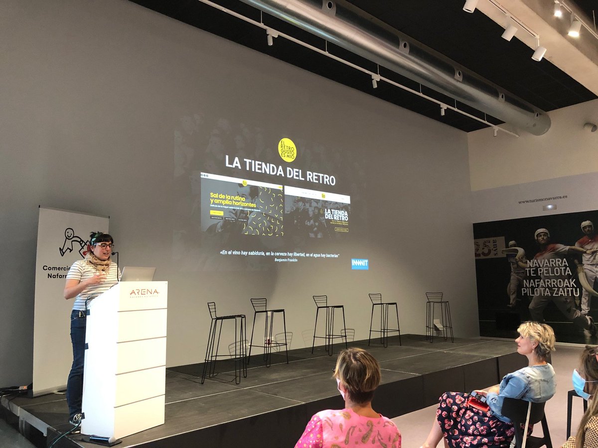 Atana_TIC's tweet image. Ana Murillo, de @elretrogusto cuenta cómo fue su experiencia para dar el salto a la digitalización y la venta online.

@irisdihnavarra @Pamplonaactual @gob_na