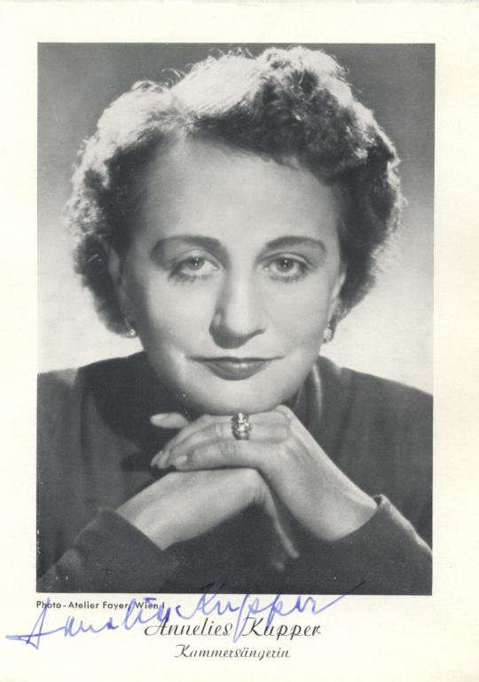 today_classical's tweet photo. #Today in 1906 Birth of German #soprano Annelies #Kupper #MusicHistory #classicalmusic https://t.co/RC4EtflsXl