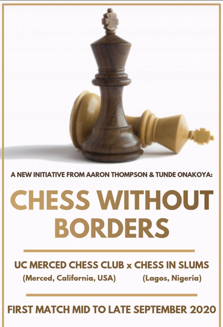 chessinslums's tweet photo. #ChessWithoutBorders is a Campaign we started to prove that Chess sees no limitations when it comes to Age, Background or Status.
After 2 successful campaigns,
Chess is about to connect kids across borders!
From Ikorodu to the shores of California with UC Merced Chess CLUB! https://t.co/aGIGqcQ1T4