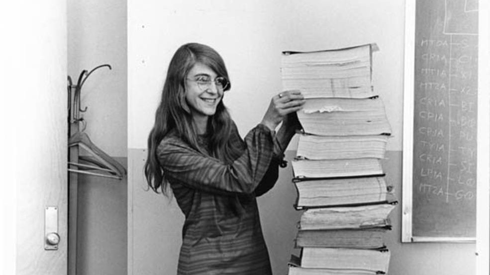 Margaret Hamilton led the team developing the guidance and navigation system for the Apollo spacecraft. The software her team developed for Apollo 11 was later adapted for the Space Shuttle and Skylab missions.  #HiddenFigures 