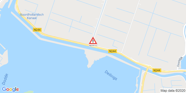 Melding ongeval Zuidschermer