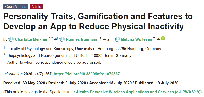 InformationMDPI's tweet image. #NewPaper Personality Traits, Gamification and Features to Develop an App to Reduce Physical Inactivity 
#gamification
#appfeature
#physicalactivity
#personality 
#healthapp
#mdpiinformation 
mdpi.com/2078-2489/11/7…
@MDPIOpenAccess