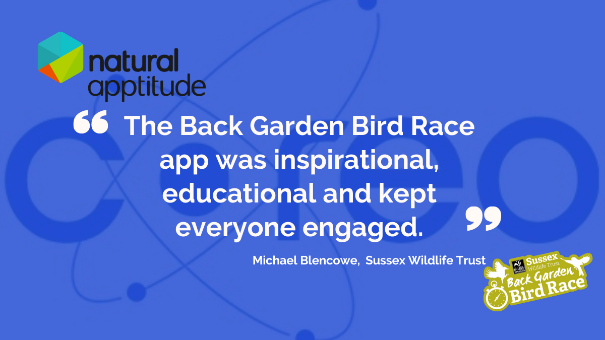 natapp_uk's tweet photo. We love working with innovative @WildlifeTrusts. Read more about how @SussexWildlife kept their wildlifers engaged during #lockdown with the #backgardenbirdrace #Coreo app. https://t.co/Tgxj9fVE9z
#NaturalApptitude https://t.co/c6hfFiRBP4