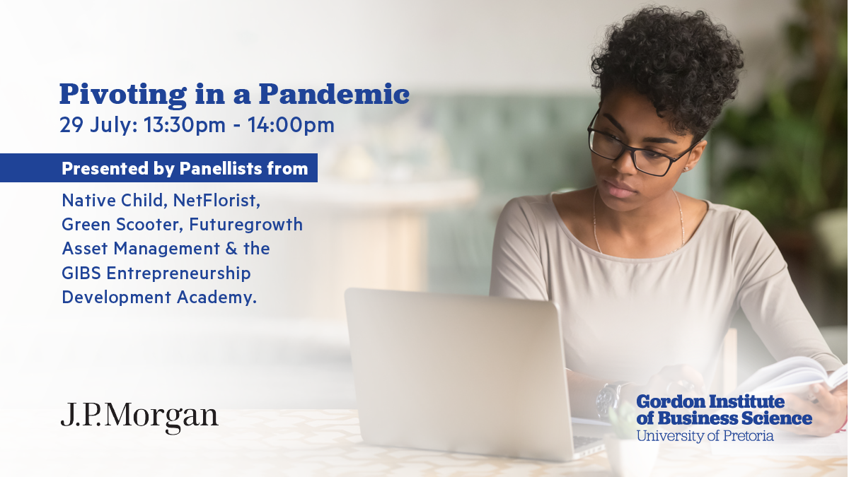 Our Small Business Survival Toolkit will end with a panel of entrepreneurs that have pivoted through the pandemic. Join our Zoom Webinar by using this link to register. The final session will not be on LinkedIn Live as we accommodate a panel. gibs.zoom.us/webinar/regist… #SMMEToolkit