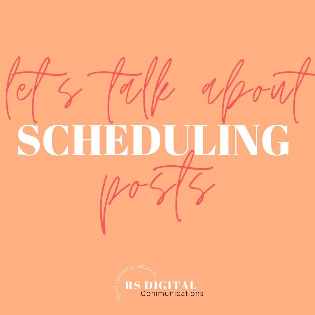 RSDigitalCommu1's tweet photo. To schedule or not schedule, that is the question👀 
There is no doubt about it that there is so many scheduling platforms out there that can help you and your brand schedule posts. But the real question is...is it worth it?! Do you schedule your posts? And do you find it useful? https://t.co/rQb5ldxXIt