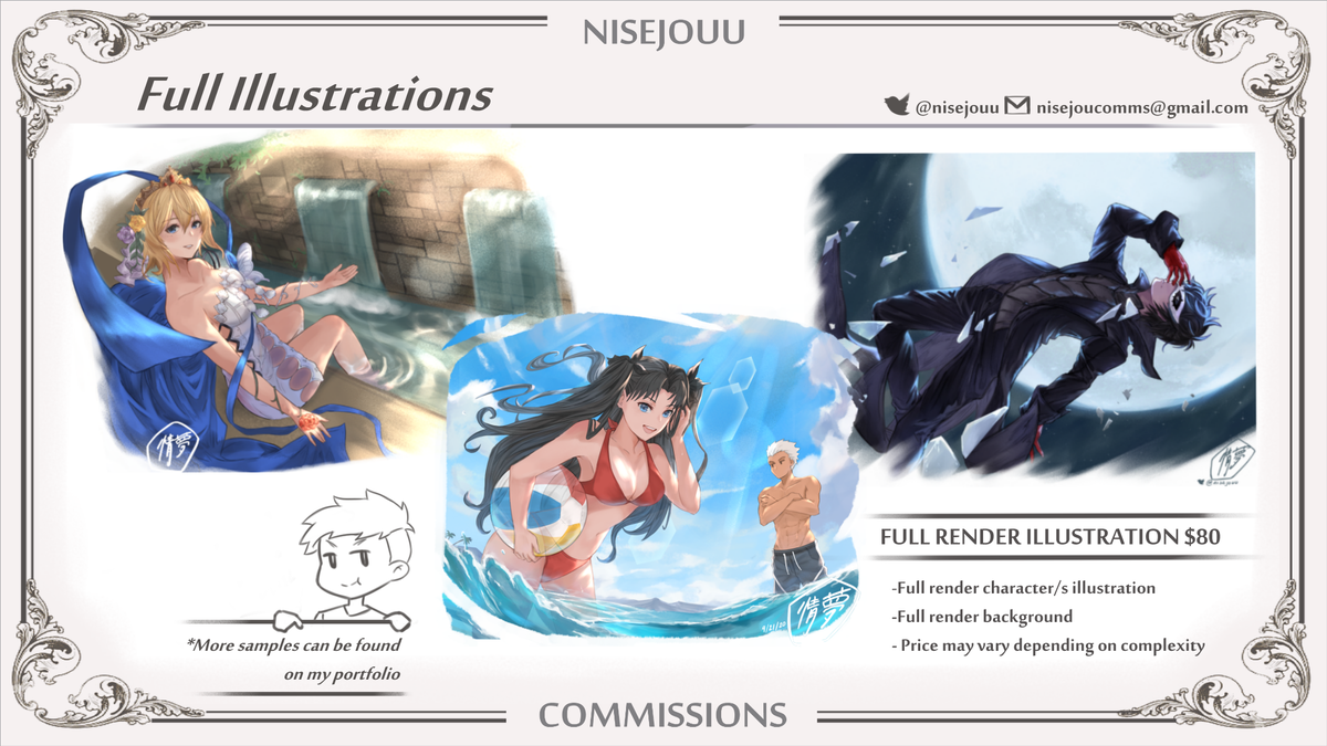 nisejouu's tweet photo. 🍙OPEN FOR COMMISSIONS! ( ´ ▽ ` )ﾉ🍙

-All proceeds will go towards supporting my college education (^ワ^＝)

-DM if you're interested  (*•̀ᴗ•́*)و ̑̑ 

-rts and likes are much appreciated !(^^)!

#art #artph #commissionsopen
#commissions #digitalart #commissionart https://t.co/IO7iAllEQf