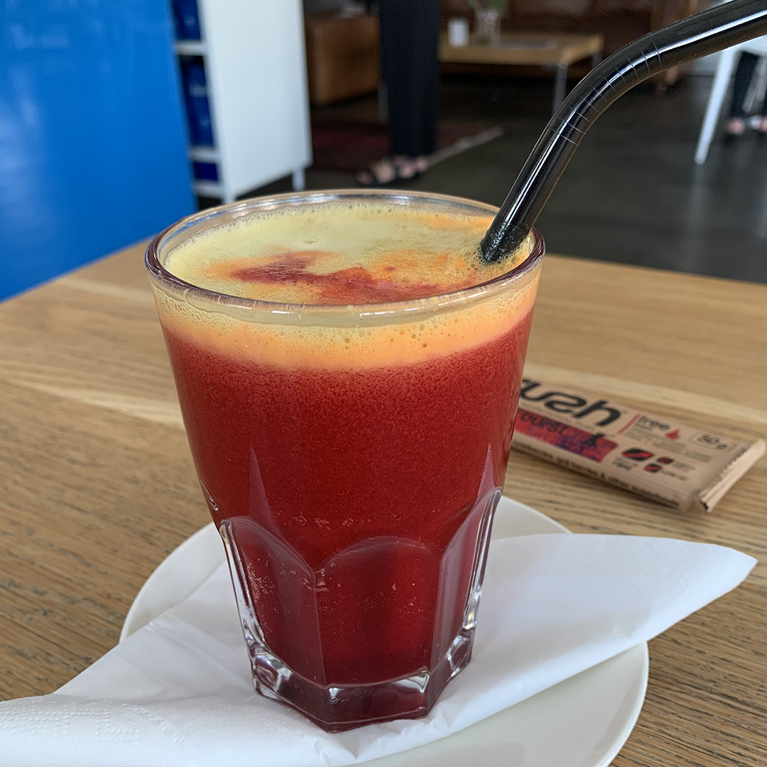 Our fruit-and-veggie juices are delicious! Choose your combo: from carrot, apple, beetroot and ginger, to apple, turmeric, lemon, chilli and ginger, and a few more dreamy options in between. #juice #fruitjuice #healthy
