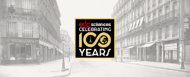 EDPSciences's tweet photo. It’s our 100th anniversary! Help us to celebrate the big day by wishing us ‘bon anniversaire’ and watching our anniversary film. https://t.co/BtGqfUikc5 #edpsciences100 https://t.co/jdUNf8B1qf