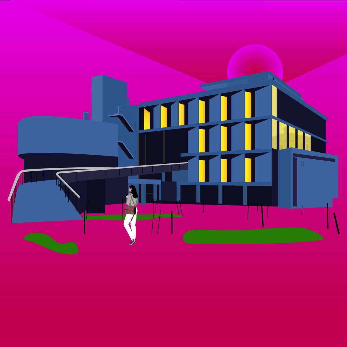 PlaneStudios's tweet photo. Brutalist Carpenter centre by Le corbusier https://t.co/kC4QuNG76c