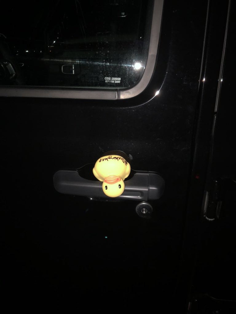 Plumbers15's tweet photo. Got ducked at Dockside in Breezy Point tonight.
#duckingjeeps #duckduckjeep https://t.co/WnG1RsaWMx