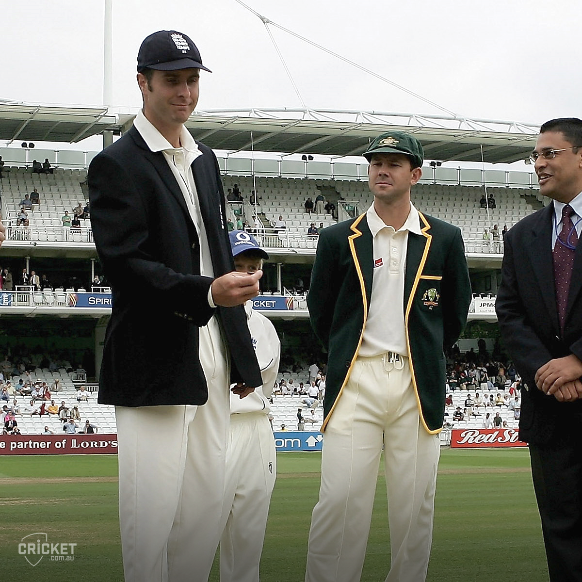 cricketcomau's tweet photo. 15 years ago today - the 2005 Ashes began at Lord's!

Was it the greatest Test series ever? https://t.co/KpEA3PrnVr