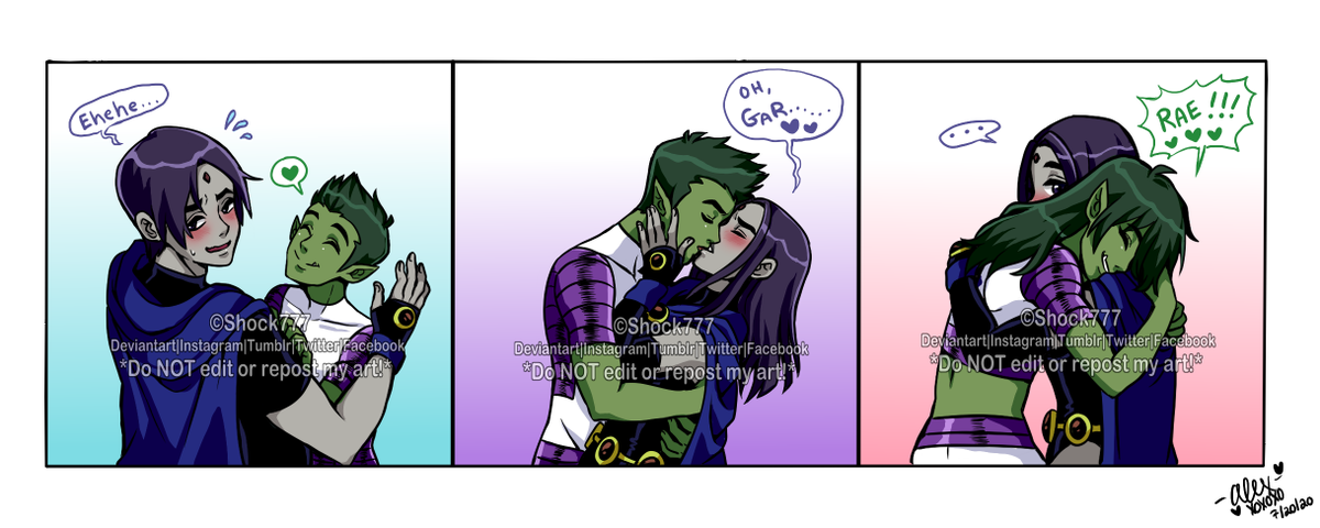 shock777's tweet photo. #bbrae looks good no matter what tbh! 😍💜💚#raebb #beastboy #raven #myart #teentitans #DCcomics https://t.co/rPc8E3STFh