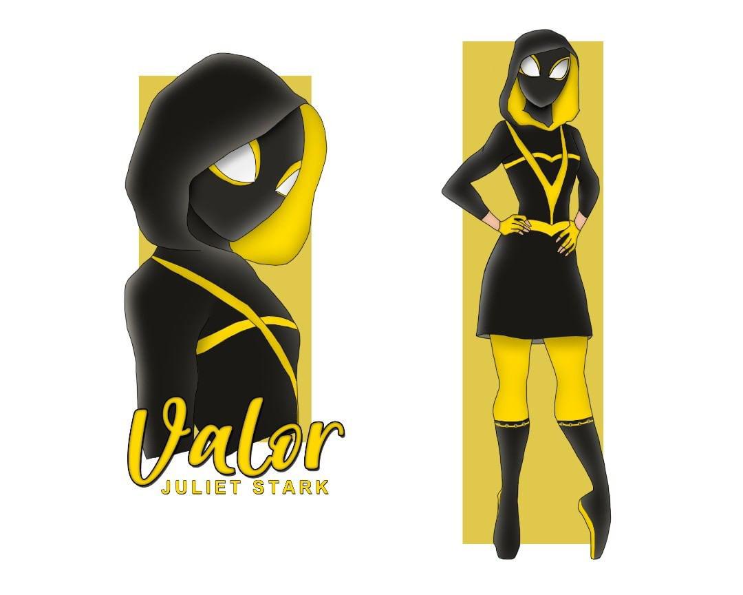 beewrites_wp's tweet image. The three suit designs for Juliet! The first one is by my friend, Leandra (captainsdanvers on wattpad) and of course, the last two by @SpacewhaleHana