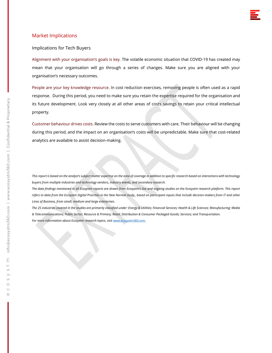 Ecosystm Principal Advisor <a href="/AlanHesketh/">Alan Hesketh</a> presents an approach to understanding and reducing the #cost of IT or #Digital operations that will help tech buyers on how costs should be analysed and offer guidance on where the earliest savings can be made.

🔗- hubs.ly/H0sMjrg0