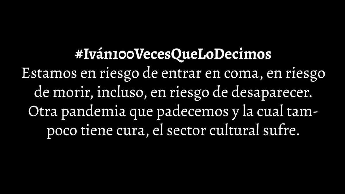 melodistas's tweet photo. #Ivan100vecesquelodecimos:

Señoros de @mincultura..
perdónennos la pregunta:
¿Si no es para los artistas
si no es para los gestores
-pa' salvarlos del hundimiento
que no es un presentimiento-
en las arcas del Estado
qué hace tanta plata junta? https://t.co/nxObavUozn