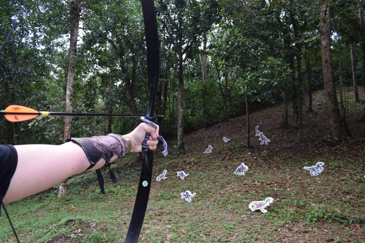 ISKOVENMY's tweet photo. Draw a bow, focus and aim, monitor your breathing, and make a shot! 🎯

To find out more, drop us a DM, WhatsApp us at 011-2335 8185 or email webmaster@iskoven.com

#ISKOVEN #Play #Laugh #Learn #Camping #Archery #3DArchery #WeekendEscape #Outdoor #FamilyFun #FunWeekend #Getaway https://t.co/Lz7ZCNaY5f