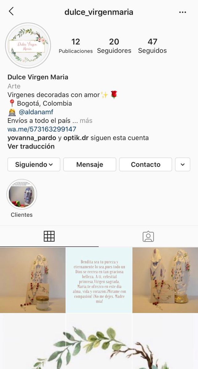nanismf's tweet photo. Amigos tuiteros, mi mami empezo este emprendimiento decorando virgenes. Animense y pidanle un regalo a sus abuelitas 🥰 Hace envios a toda Colombia. https://t.co/mk99xowOHs