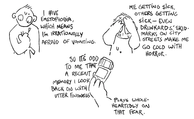 [1/2] tw emetophobia / vomit mention (no imagery)
.
.
.
an autobio comic about starting meds at the beginning of this year #transcrafted #mentalhealth #under10kgang 