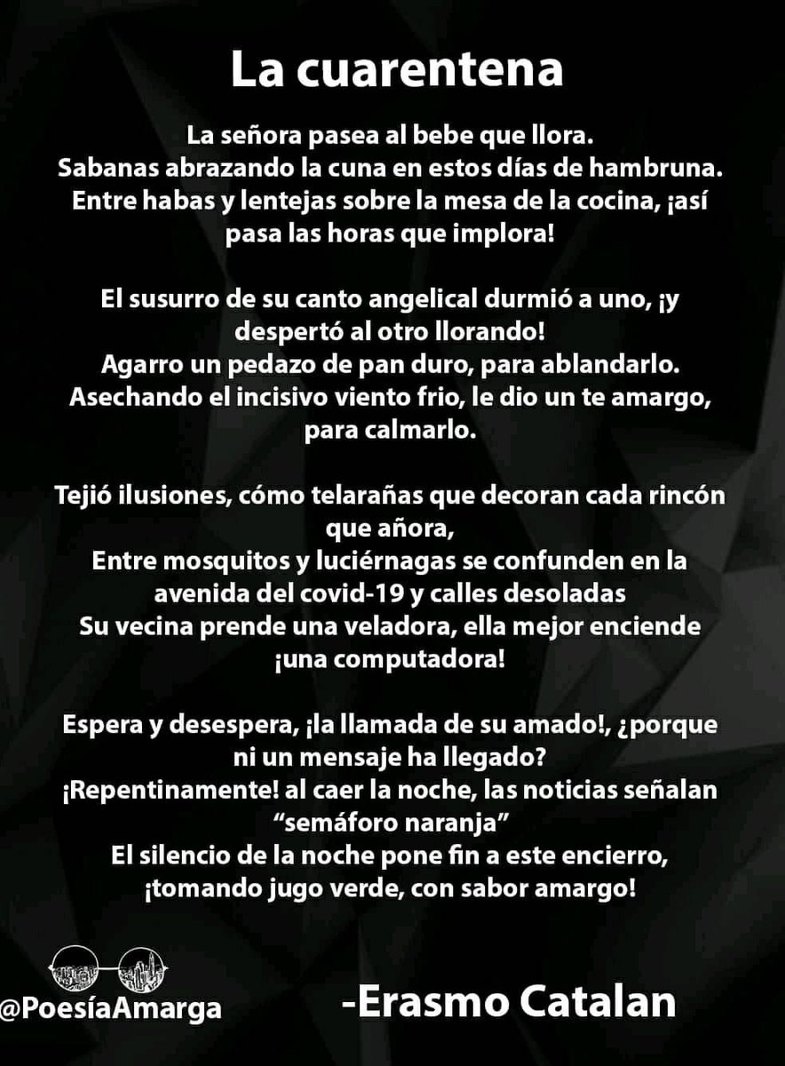 CampoDeath's tweet photo. #miprimerpoema que algo en esta cuarentena espero os guste habrá próximo tal vez https://t.co/I8CojNvNsn