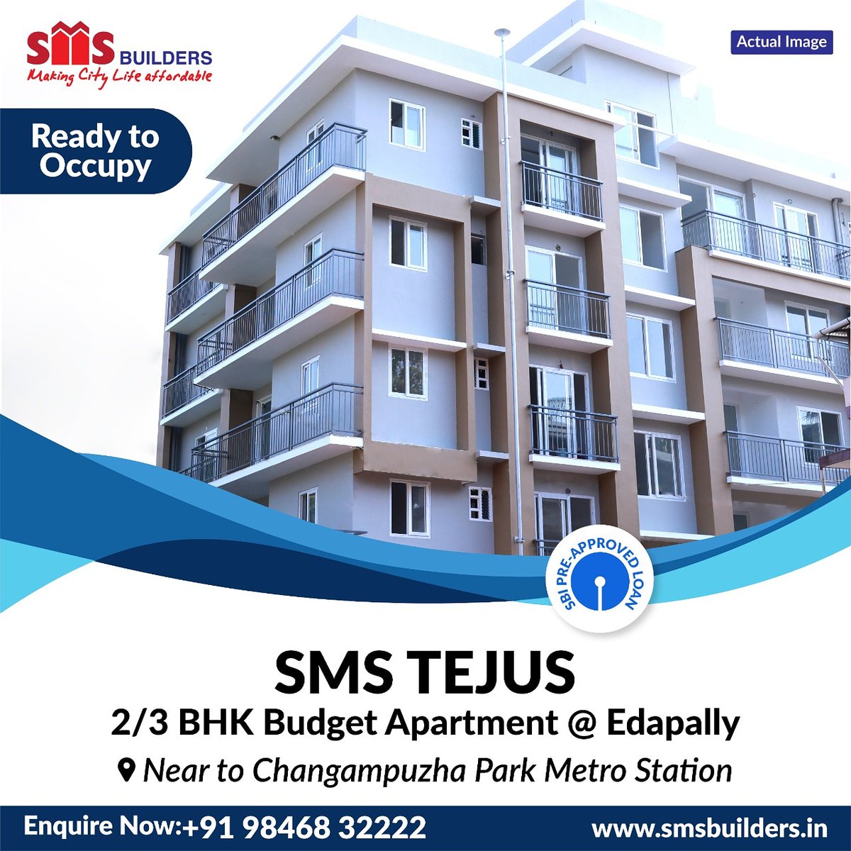 sms_builders's tweet photo. #ReadytoOccupy 2/3 bhk #apartments in SMS TEJUS @Edappally ,near Changampuzha park metro station.
-Vaastu Compliant Apartments.
-Just 250 meters from metro pillar no.447
For details : +919846832222.
#smsbuilders #dreamhome #affordablehousing #ReadyToOccupy #forsale #Kochi https://t.co/P1DtAFU5bv
