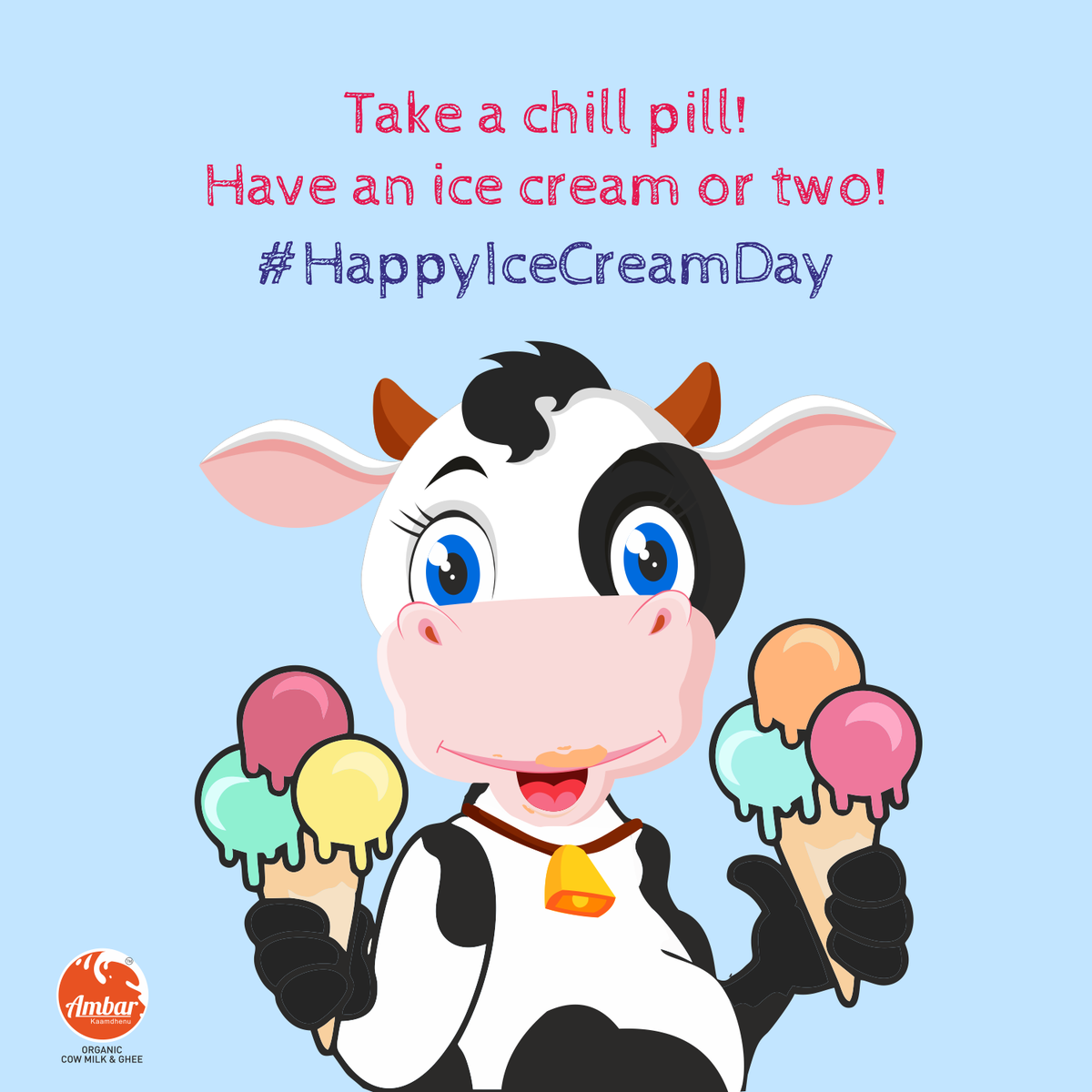 ambarmilkdewas's tweet photo. You scream, #Milky scream, we all scream for ice cream! #HappyIceCreamDay 
____
#IceCream #AmbarMilk #Indore #Dewas #MadhyaPradesh #OrganicCowGhee #HomeDelivery https://t.co/xTJYxxw9QK