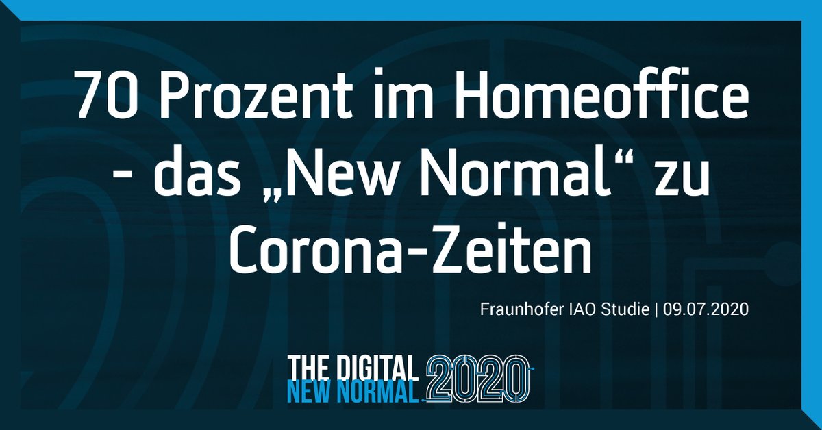 CyberForum's tweet photo. #digitalnewnormal | one week to go
Die #Coronakrise hat ein bundesweites Experiment der #Digitalisierung von Arbeit und Kooperation ausgelöst. Doch wie geht es im "Digital New Normal" weiter?
Melde dich jetzt an und finde es heraus!
🎫 https://t.co/nmrcAAz8iY https://t.co/zTp2yHihRX
