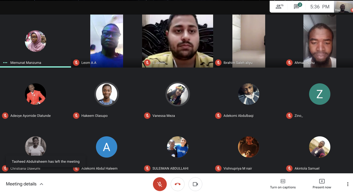 AlphaSumareh's tweet photo. Awesome Presentation @zaarab001 ! 
First Google Crowdsource challenge and I am ready for a great contribution and team victory. REDTeam 💪🏾

#20DaysofCrowdsouce 

#GoogleCrowdsource #GoogleCrowdsourceNigeria #GoogleCrowdsourceIlorin https://t.co/E55Utllqns