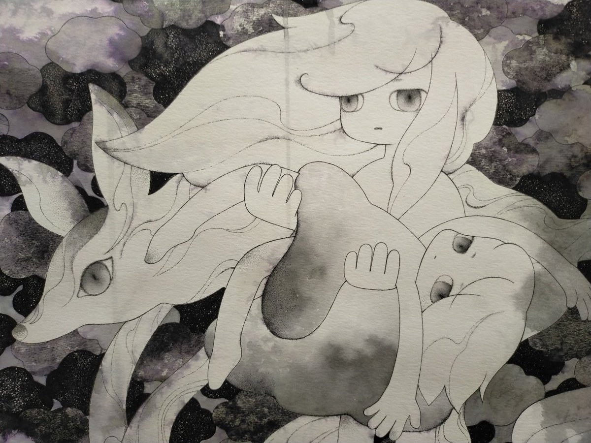 結局加筆した。この絵はフランスに送ることになってるけど送り方調べたり人に聞いたり…でやりきった感(送ってない) 