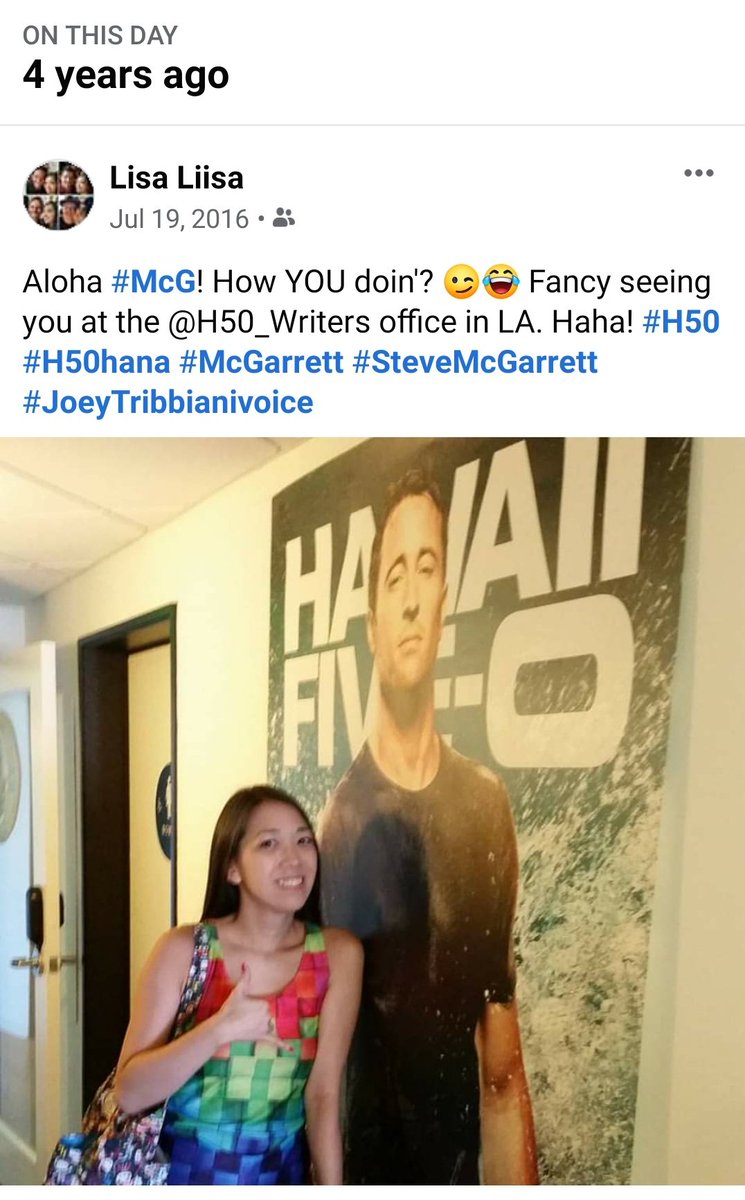This was in my fb memories. Thank you to all the <a href="/H50_Writers/">H50_Writers</a> that signed my license plate that day and let us tour the office. If i knew what y'all were going thru, I would've gave each and every one of you a BIG GIANT HUG! Sending much Love to you all. ❤ #H50 #H50hana
