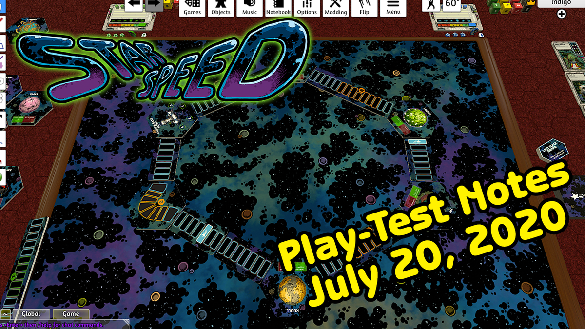 indigo_k's tweet photo. Just added for Patrons: Notes from this morning's virtual play-test!

 #Playtest #StarSpeed #indieGameDev https://t.co/ai2UwMtO3y https://t.co/ZercBieIfG