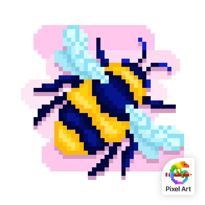 BZaggo's tweet photo. Bee fun Pixel Art!
#pixelart #pixelartmobilgame #bee #pixelbee #insect #pixelinsect #wildlife https://t.co/1ZeYlT521d