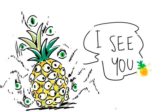 ... this is because i can't stop laughing at pineapple Jon, the ultimate Beholding avatar (from tma) 