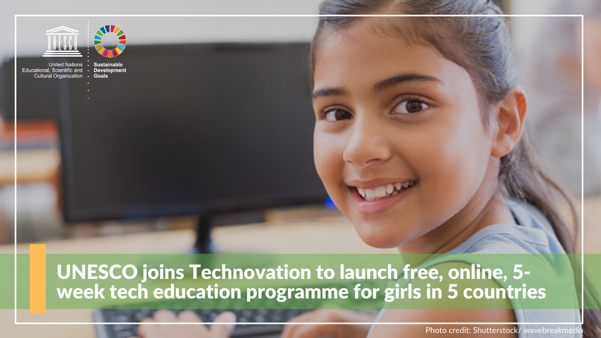 👩‍💻 Now is the time to empower girls with the confidence and skills to harness technology and support their schools and communities to build back better and differently after the #COVID19 pandemic.

Here's an effort for technology education for girls: bit.ly/TechEdGirls0720
