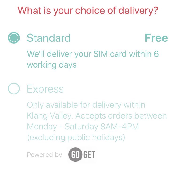 Then masukan nama & contact untuk alamat tu. Dia terus pos FREE JE! Macam i order 2 hari je dah sampai sim tu. Senang kan! Takyah bayar apa2 pun tau! Nanti sim tu sampai rumah baru kita bayar plan yg kita pilih. So tak perlu risau and terus dapat FREE LAGI DATA 7gb tu 