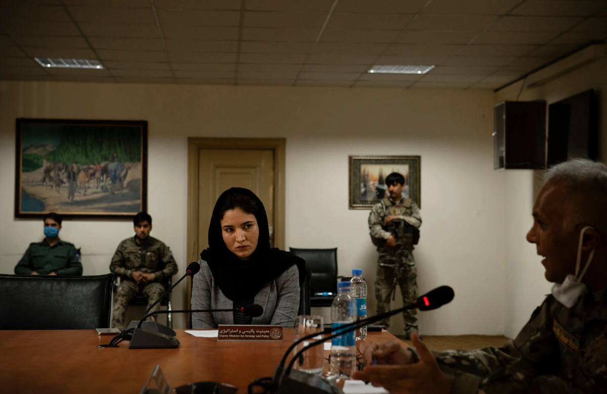 4. In Kabul, we followed the deputy interior minister Hosna Jalil (one of only 5 women among the total of about 200 military and civilian leadership positions at interior ministry) and the struggle she went through to carve space for the work of reform the president sent her for
